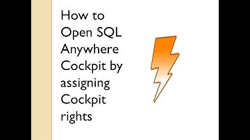 How to Open SQL Anywhere Cockpit and Grant CockPit rights| Sybase Central