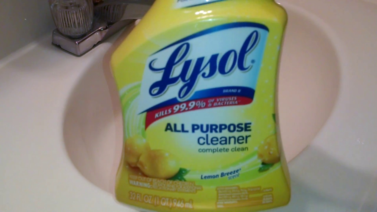 Lysol Lemon Breeze Scented All Purpose Cleaner & Disinfectant