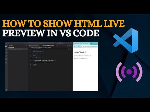 How to Show HTML Live Preview in Visual Studio Code | Live Server Extension