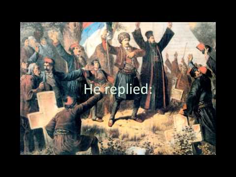 Napoleon about Serbian commander Karađorđe Petrović