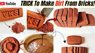 Crushing Bricks Into Smooth Clay! Satisfying + Tutorial 🔥