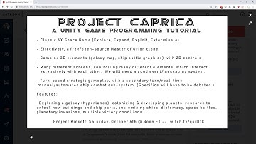 Introducing: PROJECT CAPRICA - A 4X Space Strategy Game Tutorial in Unity
