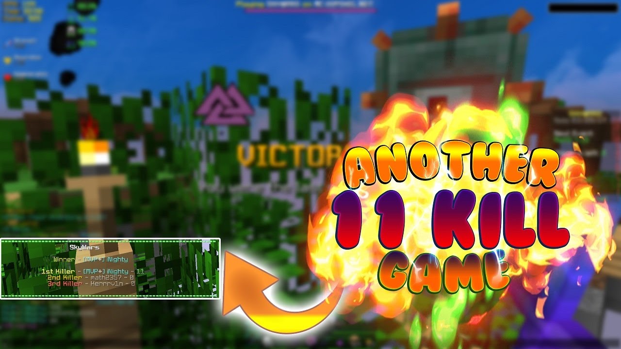ANOTHER 11 KILL GAME - Hypixel Skywars - YouTube