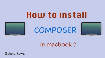 How to install composer in Macbook | 2018