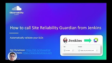 How to call Site Reliability Guardian (SRG) from Jenkins