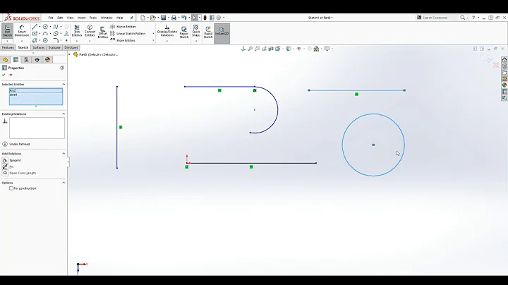 SOLIDWORKS'ta Çizim İlişkileri Nasıl Eklenir?