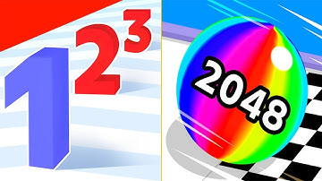 Number Master VS Ball Run 2048 - All Levels Gameplay Android iOS Ep 3