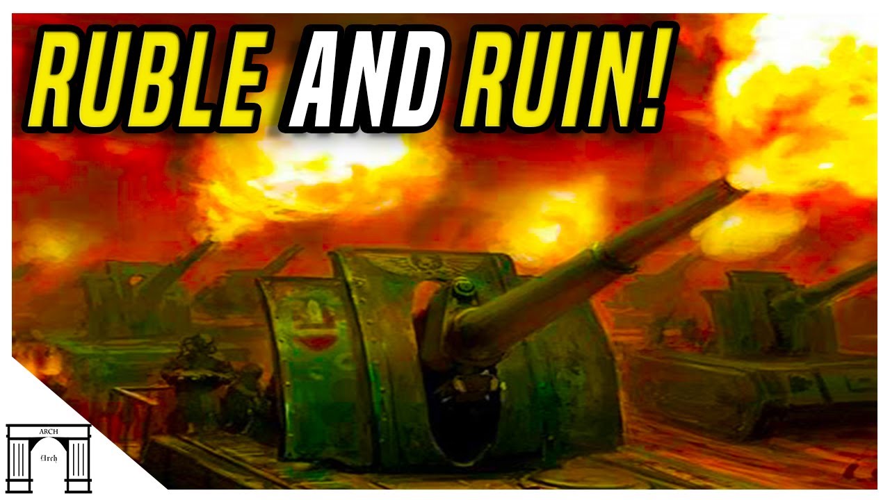 40K Imperial Armour! The Basilisk Self Propelled Artillery And The