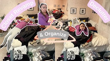 CLOSET REVAMP 2023 | clean, declutter and organize with me