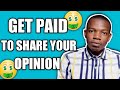 Earn $40/ Hour To Share Your Opinion || How To Make Money Online In Nigeria [Without Investment]