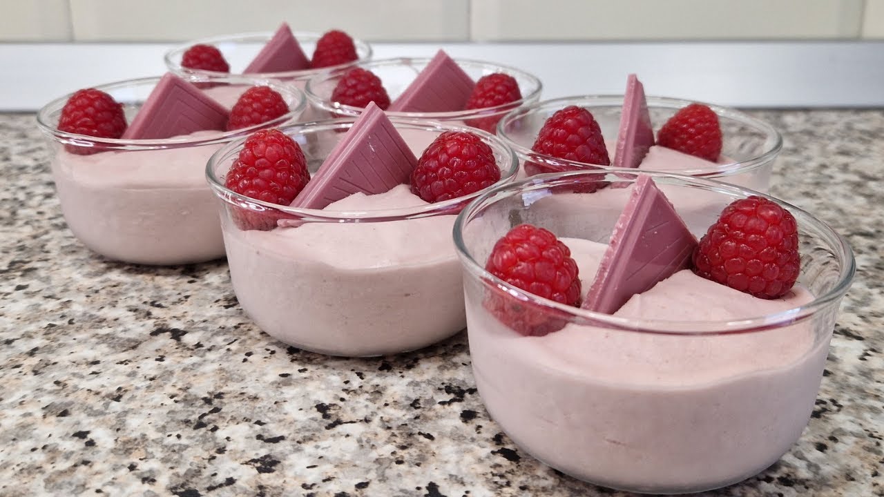 Ruby Chocolate Mousse Recipe (No Added Sugar) YouTube