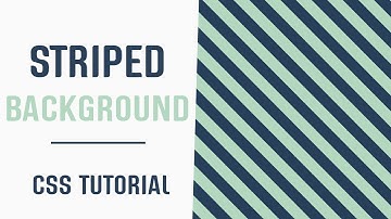 Striped Background Pattern CSS | Pure CSS Background Patterns | CSS Tutorial