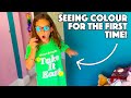 Daughter sees colour for the first time (colorblind)