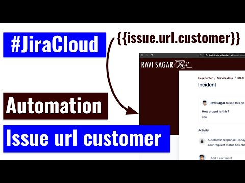 Jira Cloud Automation - Issue url customer