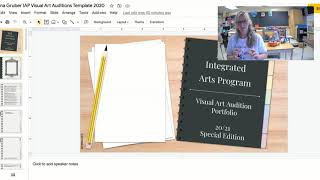 7 IAP Visual Art  - Audition Instructions 2020