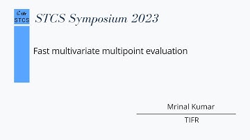 Fast multivariate multipoint evaluation