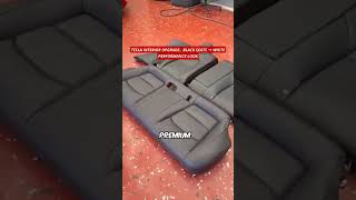 Tesla Interior Upgrade! Black Seats → White Performance Look
