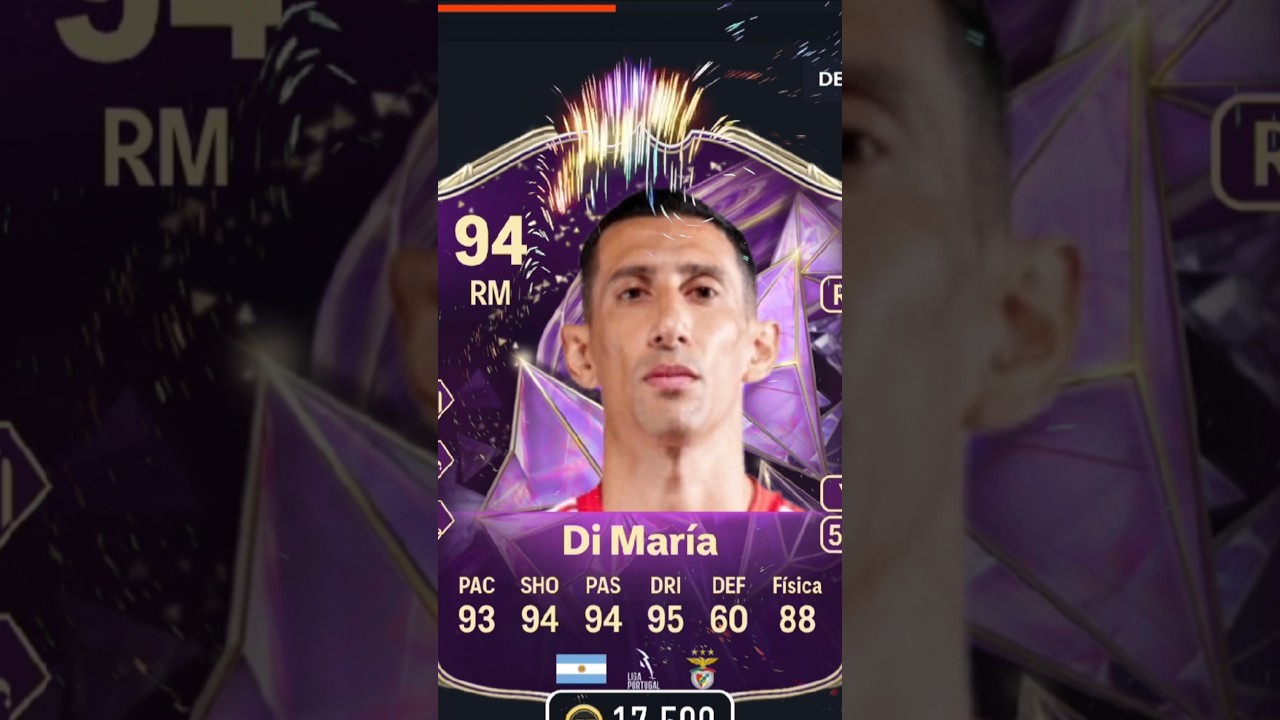 ANGEL DI MARIA MOMENTOS DESTACADOS DEL TOTS OVR 94 EA FC 25