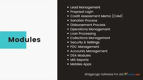 Loan Management Software by BridgeLogic Software