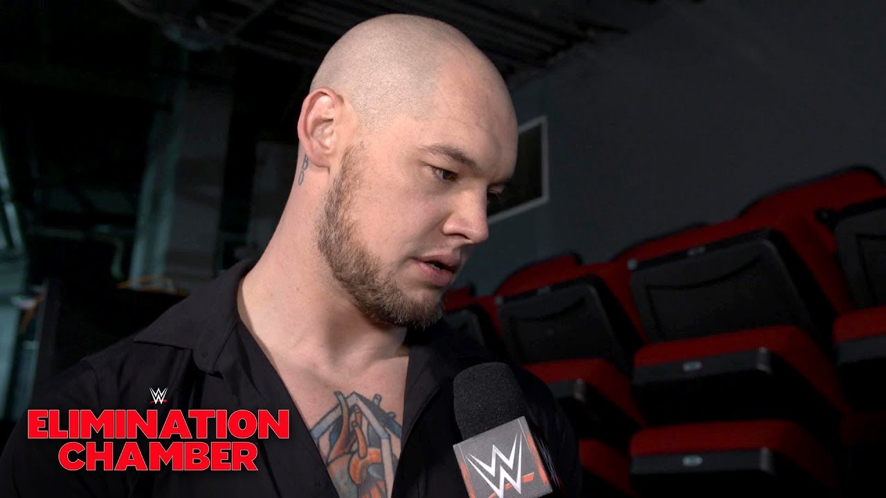 Baron Corbin reacts after toppling The Monster Among Men: WWE Exclusive, Feb. 17, 2019 - YouTube