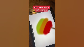 How to create an ombré in the Procreate app