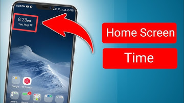 How to show Date and Time on home screen || Date and Time ko home screen pr kasa show krvaha