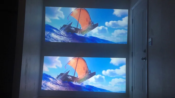 BENQ 2050 DLP TOP EPSON 2040 3LCD BOTTOM ANIMATION