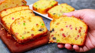 Bakery Style Dry Fruit Cake | Vanilla Fruit Cake Recipe | Yummy