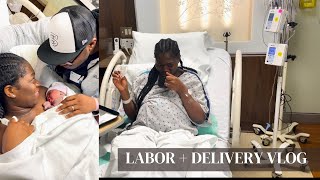 Natural Birth + Delivery Vlog + Labor Vlog