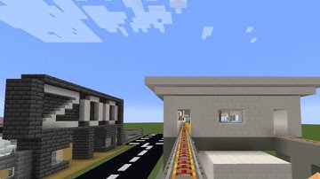 Minecraft: 15+ ZOO RAILWAY And TRAIN STATION Build Hacks
