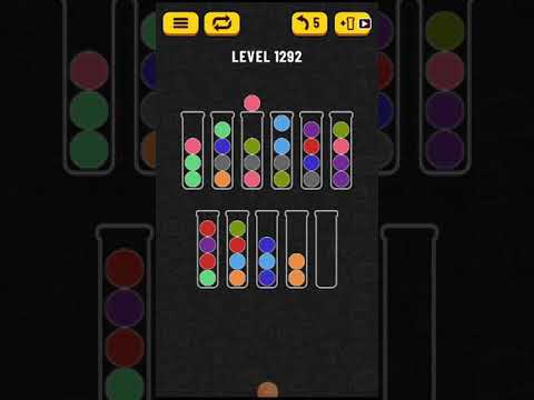 Ball sort puzzle level 1292