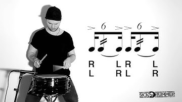Sick Drummer Rudiment Series: 8  Six Stroke Roll