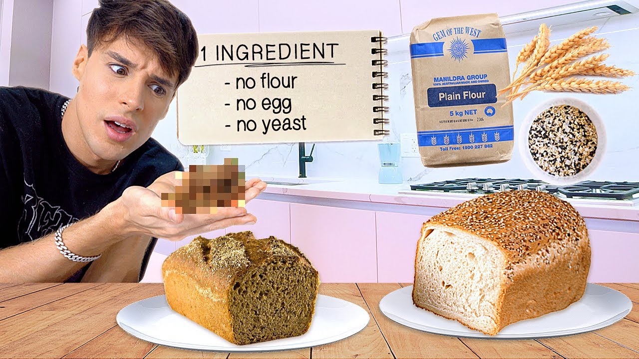 I made a 1-Ingredient vs. 10-Ingredient BREAD recipe - YouTube