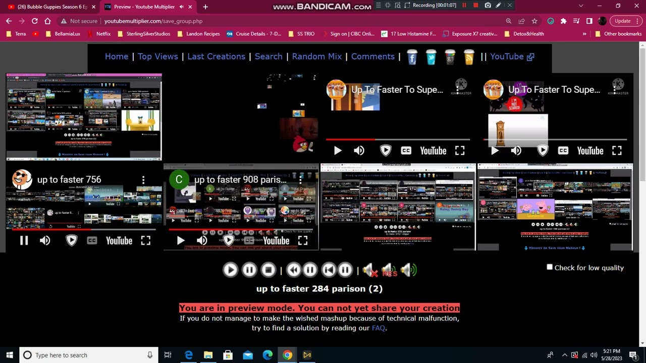 up to faster 284 parison v2