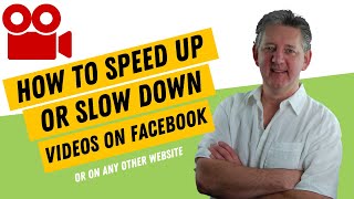 How To Speed Up Or Slow Down Videos On Facebook & Websites Resimi