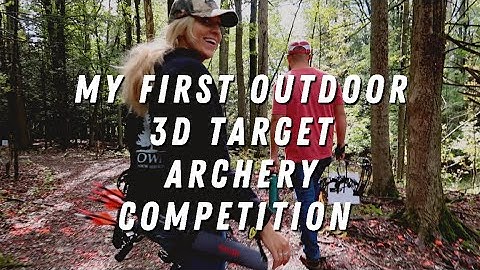 My First Outdoor 3D Target Archery Competition!