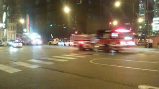 Chicago Fire Dept Squad 1, Truck 3 Engine 42 Responding Chicago Fire Dept Squad 1, Truck 3 Engine 42 Responding