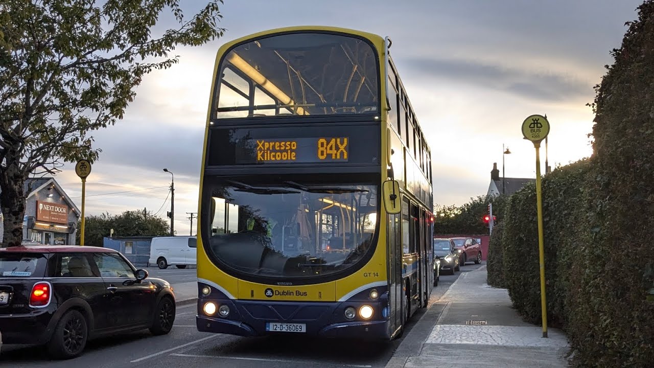 | Dublin bus | 12-D-36069 | Volvo B9TL Wright Eclipse Gemini 2 | GT14 | route 84X