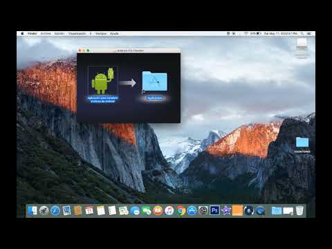 Conecta tu android a tu mac para transferir archivos.