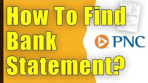 How to get PNC Bank statement online? // Download statement in PDF format