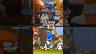 Team Sonic Movie Vs Team Sonic Boom