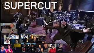 Supercut of Youtubers reacting to Slipknot The Heretic Anthem Live At Late Night With Conan O'Brien