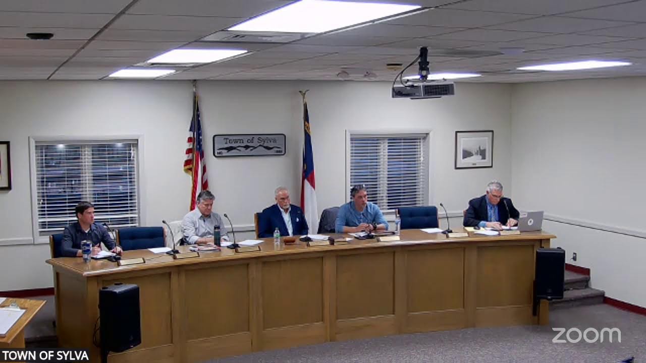 TOWN OF SYLVA--Board of Commissioner Meeting--1/8/2026