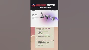 Airpod Silder #html #css #javascript  #programming #15august