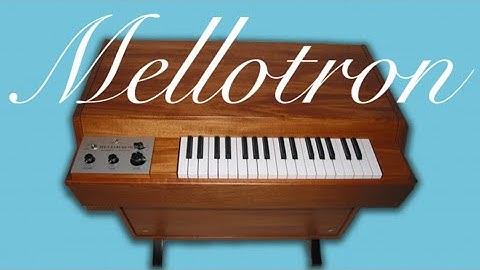 Film Scoring With The Mellotron - A forgotten Instrument That Sounds Like A  Future! :)