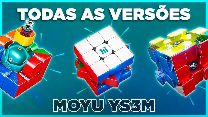 Cubos mágicos em diversos tamanhos 2x2, 3x3, 4x4 e 6x6