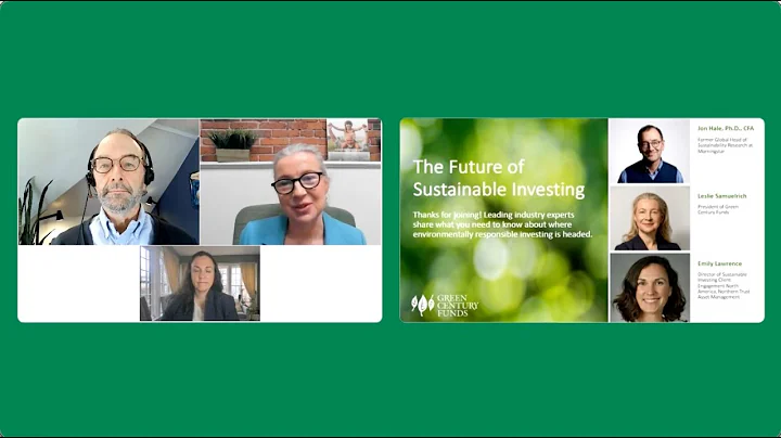 The Future of Sustainable Investing