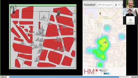 OMNeT++ 2021: Coupling Microscopic Mobility and Mobile Network Emulation for Pedestrian Communica...