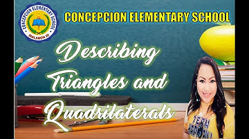 DESCRIBING TRIANGLES AND QUADRILATERALS