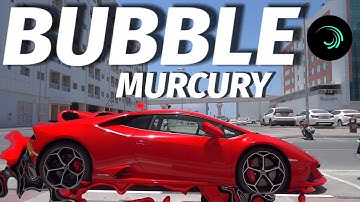 Murcury Bubble  effect in Alight motion | Car Murcury effect in Mobile / After Effect, Risen Effect